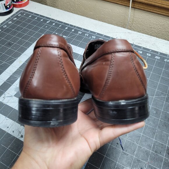 Stacy Adams Brown Dress shoes size 7 Mens - Picture 4 of 10